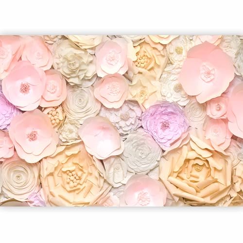 murando - Papier peint panoramique paysage 250x175 cm - Revêtement mural décoration pour chambre salon cuisine - Design unique et moderne - Gris vert jaune - Paysage nature vert c-A-0073-a-d - Nail Gallerys