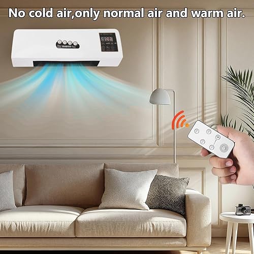 Climatiseur Murale Portable | Unités Climatiseurs Portables pour Pièces,2000W Chauffage Refroidissement Accessoires sans Conduit pour Salon Camping Garage Chambre Bureau - Nail Gallerys