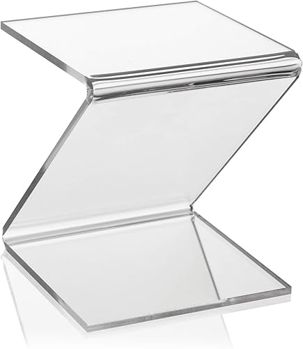 PLEXIGLAS® Support de rangement en Z pour vases/figurines dans vitrine/vitrine/vitrine/exposition 15 x 15 x 21 cm - Nail Gallerys