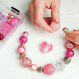 TRIXES Clear Spool used for beading to create a bracelet and other jewellery pieces