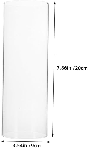 Alipis 3 Pièces Abat-Jour Bougie en Verre Parenthèses Maison Épingles à Pendentif Stores à Rideaux Abat-Jour Bougie à Thé Alimentation du Plafonnier Bougeoirs Bougies Transparent Un Verre - Nail Gallerys