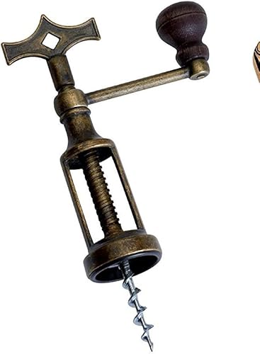 Tire-bouchon en laiton Bruni Bouchons Liège Ver Manivelle - Nail Gallerys