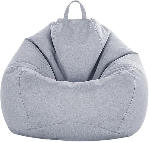 Odot Pouf Poire sans Remplissage, Couleur Unie Doux Pouf, Pouf Salon Chambre pour Adolescente und Adulte, Confortable Fauteuil Pouf, Polyvalent Housse Pouf Poire (L(90x110cm),Beige) - Nail Gallerys