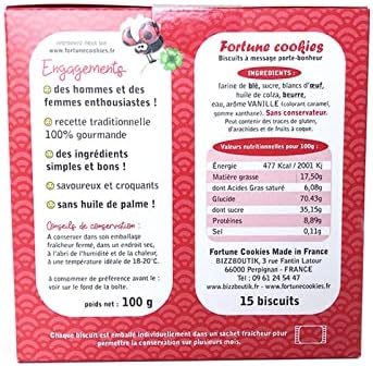 Boîte de 15 fortune cookies pensées positives - Fabrication Française - Nail Gallerys