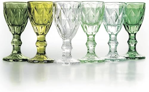 Villa d’Este Home Tivoli Prisma Lot de 6 liqueurs Greenery en verre 45 ml - Nail Gallerys