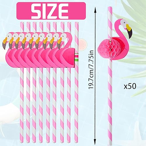 XIEXIESHER pailles enfants 3D, 50 pcs Sirène Paill Reutilisables, Pailles Biodégradables Pour Bboissons froides, jus, Cocktails, Plage, Piscine, Fête D'Anniversaire D'Enfants (Couleur Aléatoire) - Nail Gallerys
