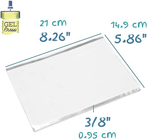 Gel press plaque rectangle a5 - Nail Gallerys