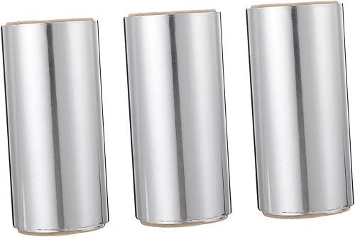 Didiseaon Lot De 3 Rouleaux De Papier Aluminium Pour Coloration Capillaire 50 M Pour Décoloration Et Gaufrage - Nail Gallerys