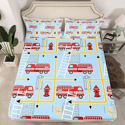 Loussiesd Parure de lit en marbre vert avec motif géométrique hexagonal - 1 drap plat et 1 drap-housse avec 2 taies d'oreiller - Lit double - Nail Gallerys