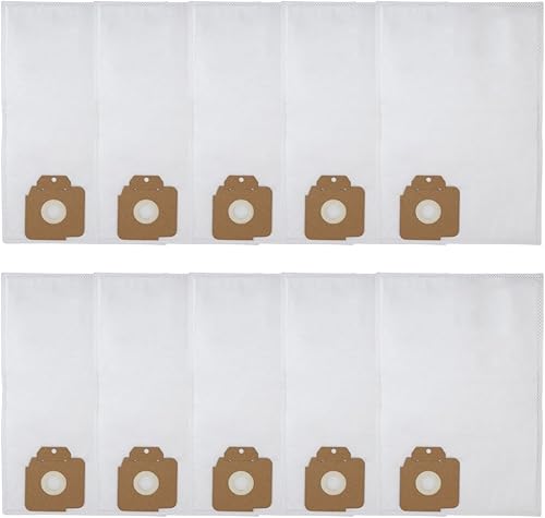 ZYNCUE Lot de 10 sacs à poussière pour aspirateur Karcher Cv30/1 Cv38/2 - Pièces de rechange de grande capacité - Nail Gallerys