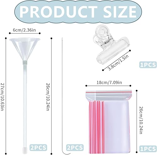 YCHYAN 2 Pièces Outils de Perles pour Perles D'argile, Entonnoir a Perles D'argile Kit, avec Aiguilles pour Outils de Perles, Convient aux Perles D'argile de 6 Mm, Fabrication d'Objets Artisanaux - Nail Gallerys