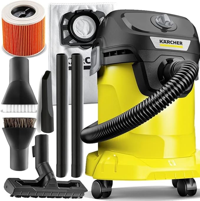Kärcher 16284430, Nettoyeur de Vacuum, Jaune - Nail Gallerys