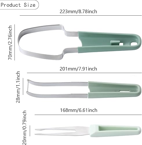 Coupe Pastèque 3 En 1 Coupe Pasteque Et Melon Léger, Pliable, Polyvalent, Pour Pastèque, Cantaloup, Melon, Mangue, Fruit Du Dragon (Vert + Beige) - Nail Gallerys
