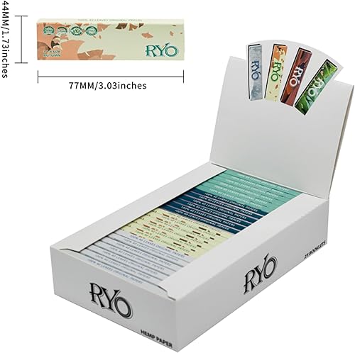 MOON Lot de 1000 feuilles de papier à rouler Nature en pâte de bois 1 1/4 25 carnets/40 feuilles par livre - Nail Gallerys