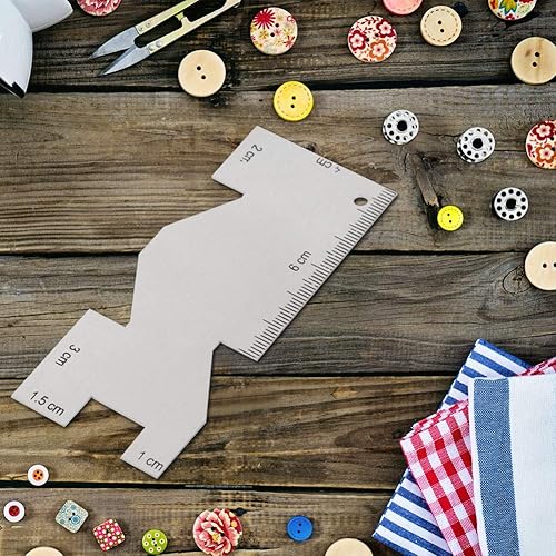 1pcs métal règle de couture, jauge de mesure flexible règle outil de couture outil de couture pour couture artisanat - Nail Gallerys