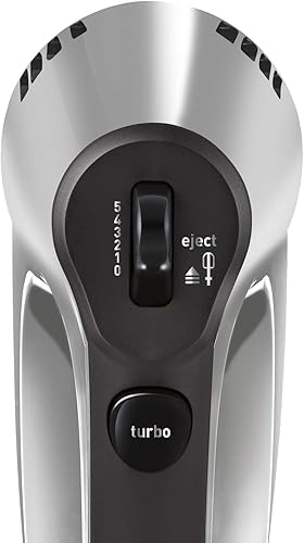 Moulinex Prep'Mix Batteur Electrique 5 Vitesses 2 Fouets 2 Crochets Pétrisseurs Inox Batteur Polyvalent et Ergonomique Accessoires Compatibles Lave-Vaisselle 450 W HM450B10 Blanc - Nail Gallerys