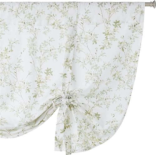 Laura Ashley Home - Cantonnière en Coton, élégante et légère pour décoration d'intérieur (Vert Lindy, 127 x 63,5 cm) - Nail Gallerys