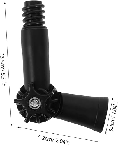 HOLIDYOYO Accessoires De Balai À Franges Adaptateur De Joint Télescopique Adaptateur De Manche De Balai Rotatif Adaptateur d'angle Adaptateur De Joint Pivotant pour Brosse Fixation De - Nail Gallerys