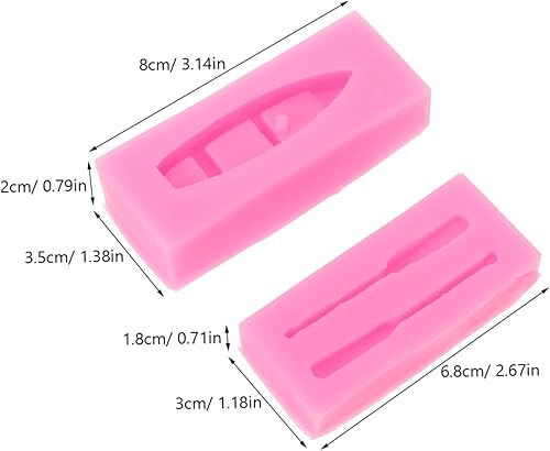 Uonlytech 1 Ensemble moule à palette décoration pour en forme de bateau outil voilier moules approvisionnement en cuisine moule paysage bricolage Gel de silice rose - Nail Gallerys