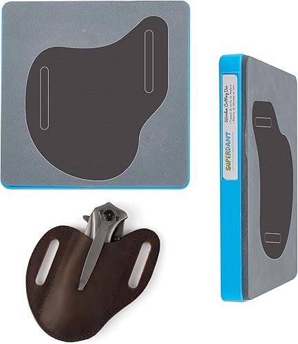 SUPERDANT Coupe-Ongles Étui de Protection en Cuir Matrices de Découpe Ciseaux Case Holder Die Cutter Organisateur Outil Machine de Découpe Faux Cuir Dies pour Ciseaux Gaine Embout Protecteurs Pochette - Nail Gallerys