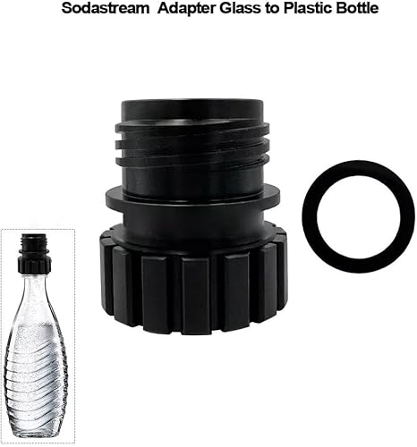 Newyuan Adaptateur de bouteille de soda, bouchon de recharge pour bouteille en verre cristal Sodastream à connexion rapide - Nail Gallerys