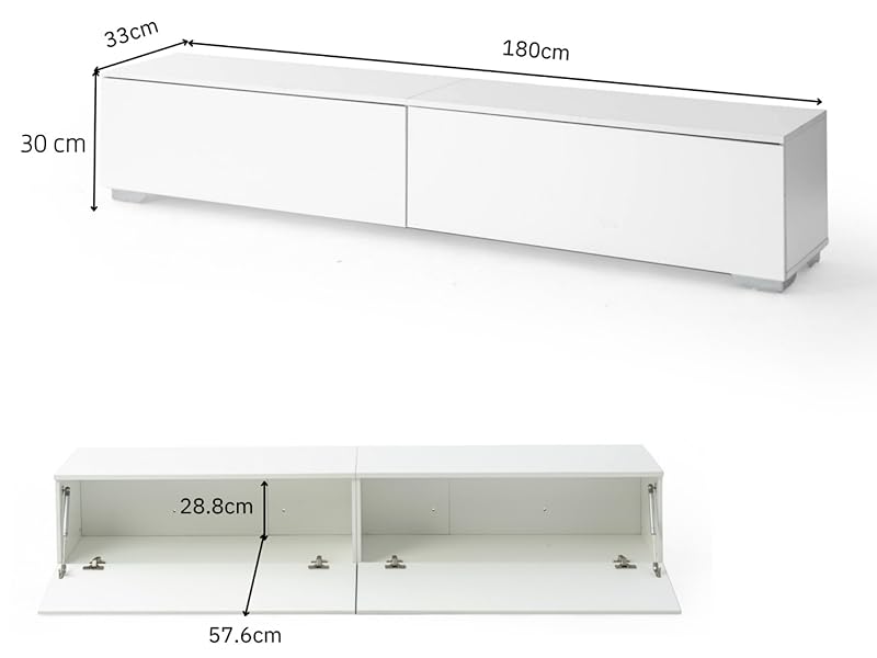 meuble tv suspendu 140 cm
