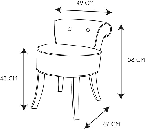 Tabouret Eleonor Patchwork Home Deco Factory - Nail Gallerys