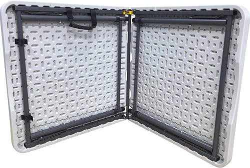 WERKA PRO Table Pliante rectangulaire à Pieds réglables 120x60x74cm - Nail Gallerys