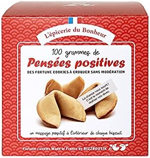 Boîte de 15 fortune cookies pensées positives - Fabrication Française - Nail Gallerys