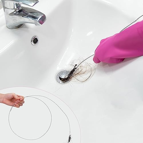 Brosse de Nettoyage Flexible pour Réfrigérateur/Canalisations Évier/Aquarium 150cm Longue Brosse Dragage de Tuyaux Drain Brush (2 Pièces) - Nail Gallerys