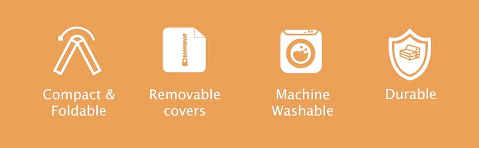 Zbed Lit d'invité futon canapé lit pliant lit simple couchage Z lits pour enfants