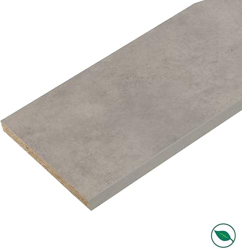 Plan de travail stratifié béton 1850 x 610 x 28 mm - PEFC 75% - Nail Gallerys
