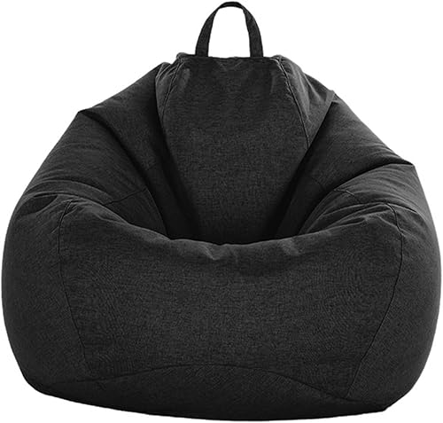 Odot Pouf Poire sans Remplissage, Couleur Unie Doux Pouf, Pouf Salon Chambre pour Adolescente und Adulte, Confortable Fauteuil Pouf, Polyvalent Housse Pouf Poire (L(90x110cm),Beige) - Nail Gallerys