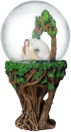 Nemesis Now Anne Stokes Boule à Neige en Forme de cœur Vert 21 cm - Nail Gallerys