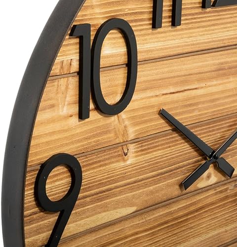 Atmosphera - Horloge Abby - Bois D70 cm - Nail Gallerys