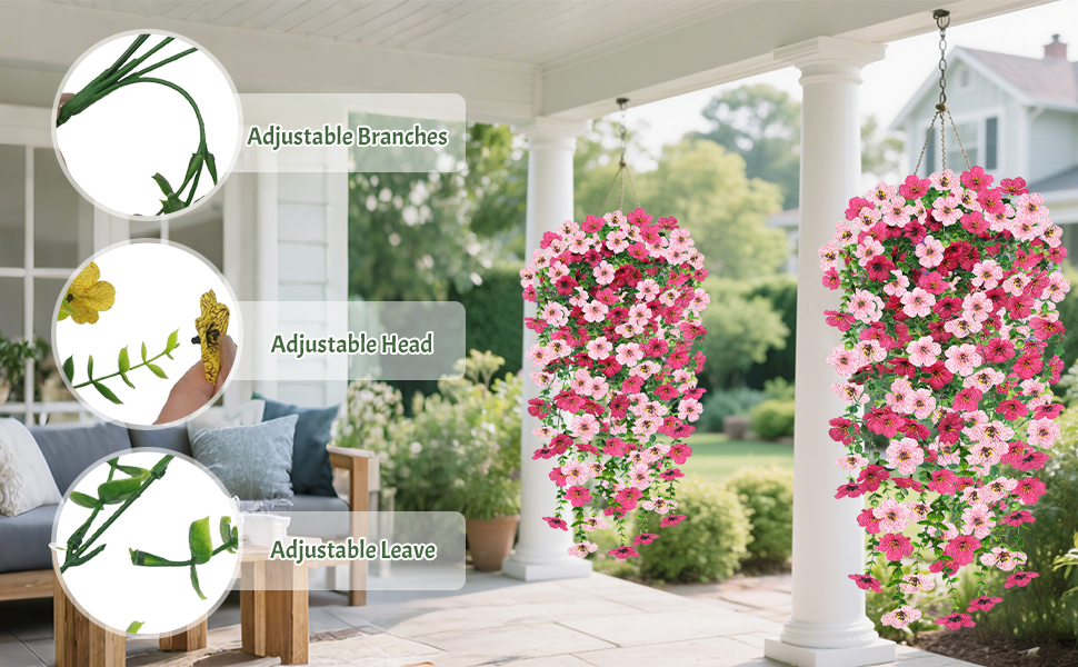 artificial hanging flower