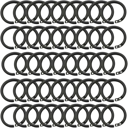 PEXIVOZ 40 Pack Anneaux de Rideau de Douche, Crochets Ronds pour Salle de Noir - Lot de 40 Crochets en Plastique Noir en pour Rideaux de Douche - Nail Gallerys