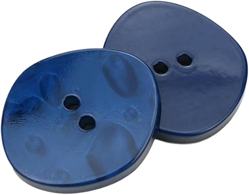 Boutons de manteau en résine irréguliers, Couleur 4, 18mm x 21mm-10 pièces - Nail Gallerys
