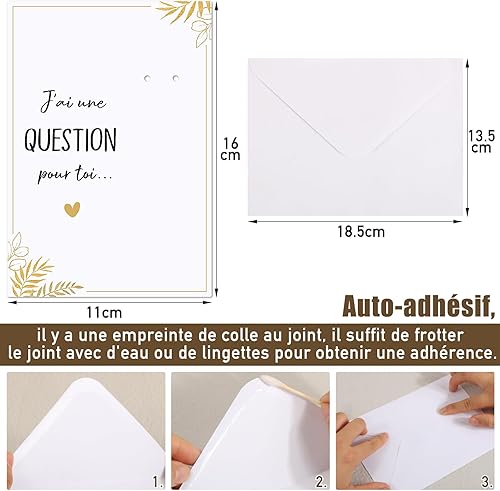 Décapsuleur Demande Annonce Témoin de Mariage Ouvre-bouteilles Veux tu être mon Témoin en Bois et Carte de Vœux J'ai une QUESTION Cadeau Témoin pour toi avec Enveloppe Future Témoin pour Fête Mariage - Nail Gallerys