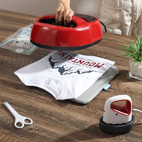 AOOIIN Tapis de presse à chaud pour Cricut Easy press, Tapis de protection pour projets de transfert en vinyle HTV Craft, tapis de protection résistant pour machines de presse à chaud 30,5 cmX30,5 cm - Nail Gallerys