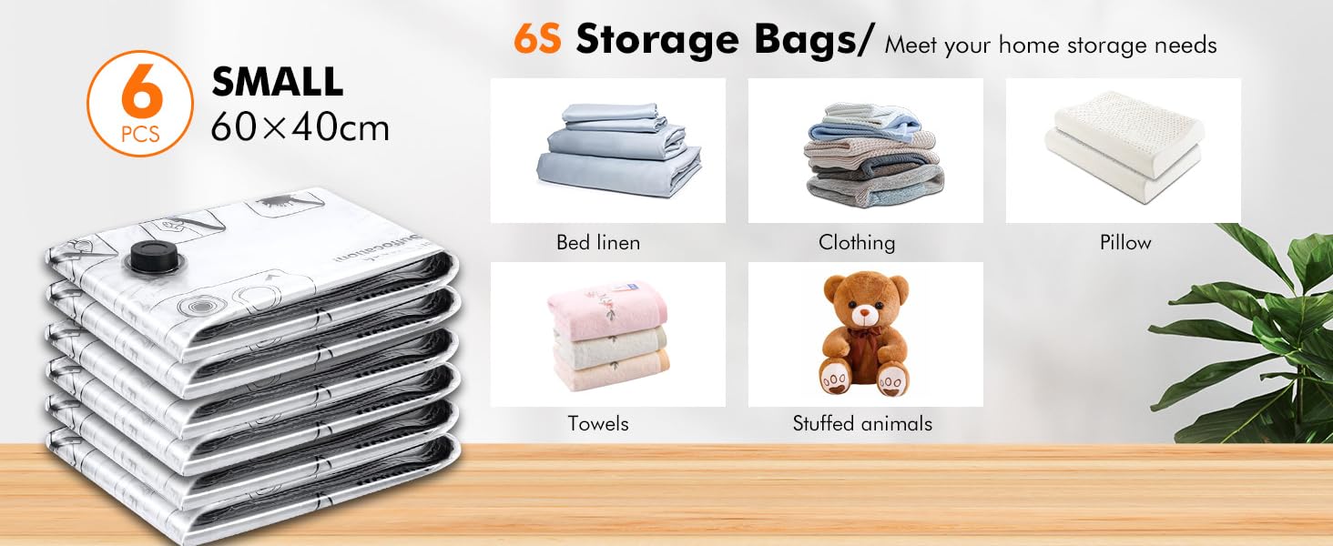 sac rangement sous vide aspirateur