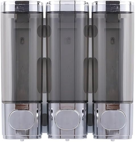 Distributeur de pompe de douche mural 3 en 1 pour salle de bain et salle de bain (3 en 1 noir) - Nail Gallerys