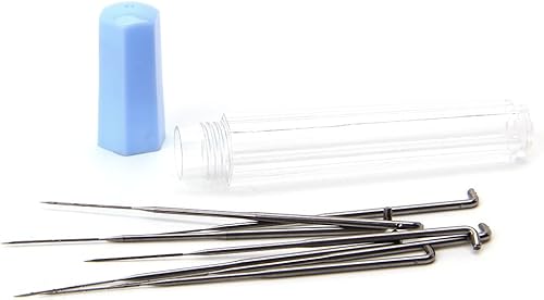 LANCHEN 7 pièces Porte-Aiguilles à feutrer Manche en Bois Outils de feutrage de Laine Tenue Mince Nouveau - Nail Gallerys