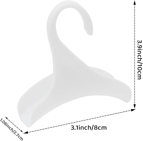 LMSAWK 10 Pièces Tringle à VêTements pour Sacs à Main, Plastique Crochet Sac à Main Penderie, Sacs Crochet pour Ranger sur des Antidérapant, pour Sac à Dos, Blanc - Nail Gallerys