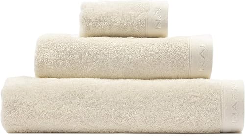 Naf Naf c 05 Casual Set de 3 Serviettes Crème 30 x 50/50 x 100/70 x 140 cm - Nail Gallerys