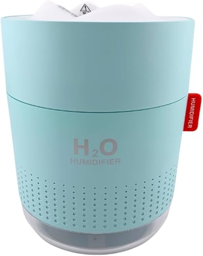 Tech'N'Fast Humidificateur d'Air 500 ml - Mini Humidificateur Portable avec Veilleuse, Chargement USB pour Maison, Chambre de Bébé, Enfant, Bureau (Rose) - Nail Gallerys