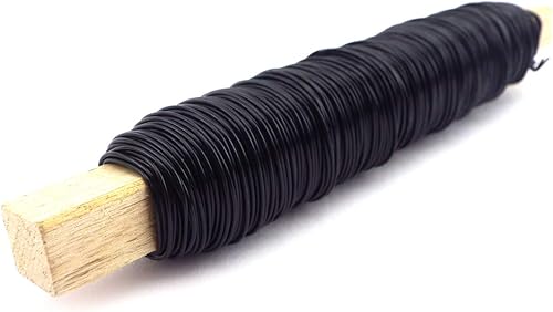 Fil de fleuristique, de liaison, en métal, pour fleurs, bricolage, 50 m, blanc - Nail Gallerys