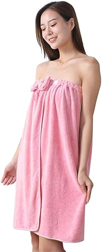 Pareo de Bain Femme Serviette de Bain Robe Sarong Spa Serviette A Sauna Drap de Bain Séchage Rapide Robe Wraps en Bouton Réglable Peignoir Éponge,Brun,75 * 150cm - Nail Gallerys