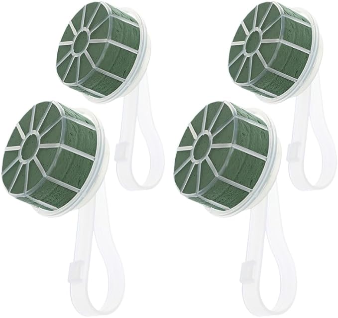 KAILIKETIY 4pièces Supports De Bouquet De Mariage Plastique Avec Mousse Accessoires Pour Arrangement Floral Poignée Pour Fleurs Artificielles Et Créations - Nail Gallerys