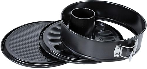 Ballarini Patisserie Moule à gâteau antiadhésif, aluminium, noir, 24 cm - Nail Gallerys